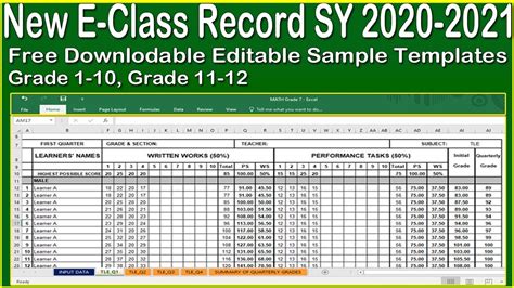 electronic class record|e-class record new normal.